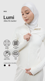 Lumi Slim Fit Sport Jacket - Broken White