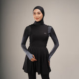 Nala Pleats Dress - Black