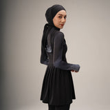 Nala Pleats Dress - Black