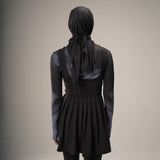 Nala Pleats Dress - Black