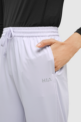 Lumi Drawstring Wide Pants - Icy Lilac