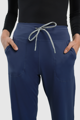 Lumi Sport Drawstring Straight Pants - Navy
