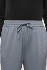 Lumi Drawstring Wide Pants - Cashmere Grey