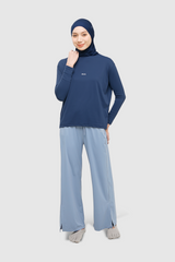 Lumi Batwing Shirt - Navy