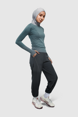 Lumi Sport Jogger Pants Gym Yoga Pilates - Dark Grey