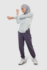 Lumi Sport Jogger Pants Gym Yoga Pilates - Dusty Purple