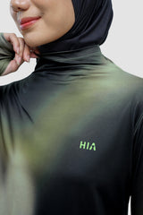 Bhava Printed T-Shirt - Green Mist Printed