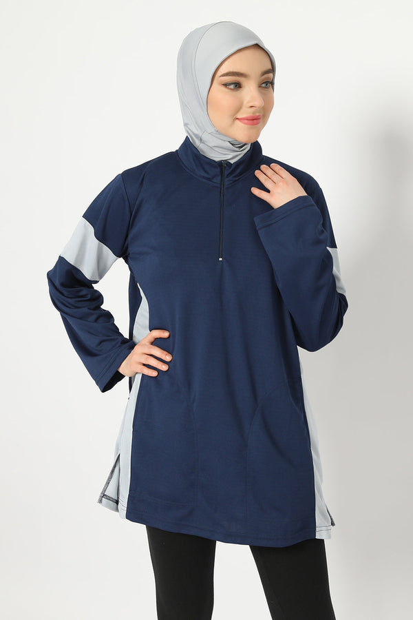 🎁 Jenna Top - Navy (100% off)