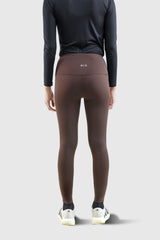 Lumi Fitted Sport Legging - Dark Brown