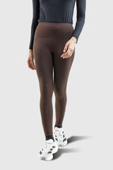 Lumi Fitted Sport Legging - Dark Brown