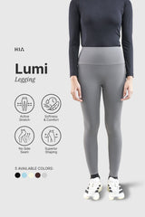 Lumi Fitted Sport Legging - Grey