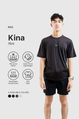 Kina Men Shirt SS - Black