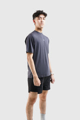 Kina Men Shirt SS - Black Sand