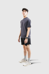 Kina Men Shirt SS - Black Sand