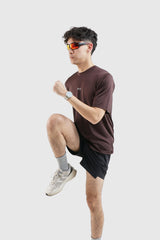 Kina Men Shirt SS - Dark Brown