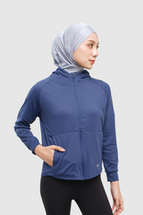 Lumi Hooded Jacket - Navy