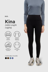 Kina Ankle Length Legging - Black