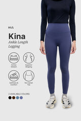 Kina Ankle Length Legging - Bleached Denim