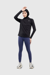 Kina Ankle Length Legging - Bleached Denim