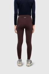 Kina Ankle Length Legging - Dark Brown
