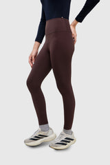 Kina Ankle Length Legging - Dark Brown