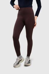 Kina Ankle Length Legging - Dark Brown