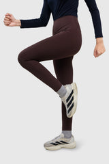 Kina Ankle Length Legging - Dark Brown
