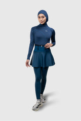 Kina 2in1 Skirt With Running Belt - Navy