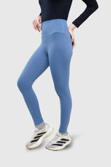 Kina Ankle Length Legging - Slate Blue