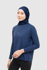 Lumi Batwing Shirt - Navy