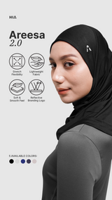 Areesa 2.0 Sport Hijab - Black