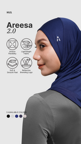Areesa 2.0 Sport Hijab - Navy