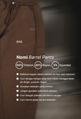 Nomi Barrel Sport Pants Olahraga - Broken White