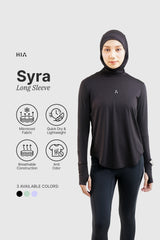 Syra Regular Fit Shirt LS - Black