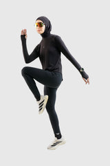 Syra Regular Fit Shirt LS - Black
