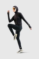 Syra Regular Fit Shirt LS - Black