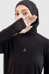 Syra Regular Fit Shirt LS - Black