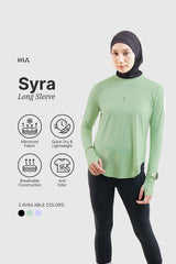 Syra Regular Fit Shirt LS - Celadon Green