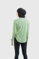 Syra Regular Fit Shirt LS - Celadon Green