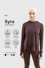 Syra Regular Fit Shirt LS - Dark Brown