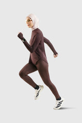 Syra Regular Fit Shirt LS - Dark Brown