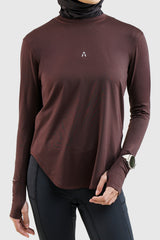 Syra Regular Fit Shirt LS - Dark Brown