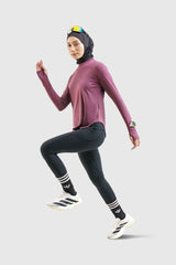 Syra Regular Fit Shirt LS - Plum Wine
