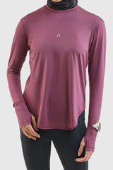 Syra Regular Fit Shirt LS - Plum Wine