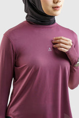 Syra Regular Fit Shirt LS - Plum Wine