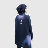 Syra Loose Fit Printed Tunic - Black
