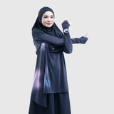 Syra Loose Fit Printed Tunic - Black