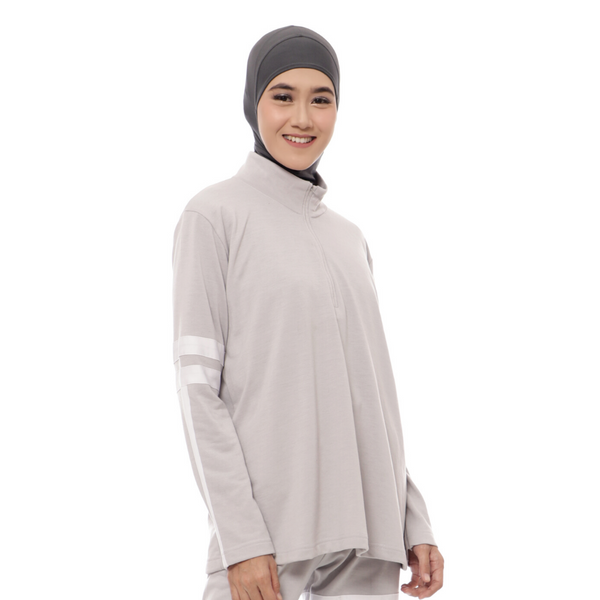 🎁 Eshal Top - Light Grey (100% off)