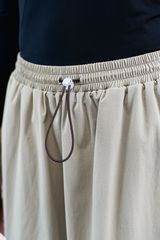 Runa Asymmetrical Midi Skirt - Khaki