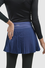 Lumi Pleats Sport Skort - Navy